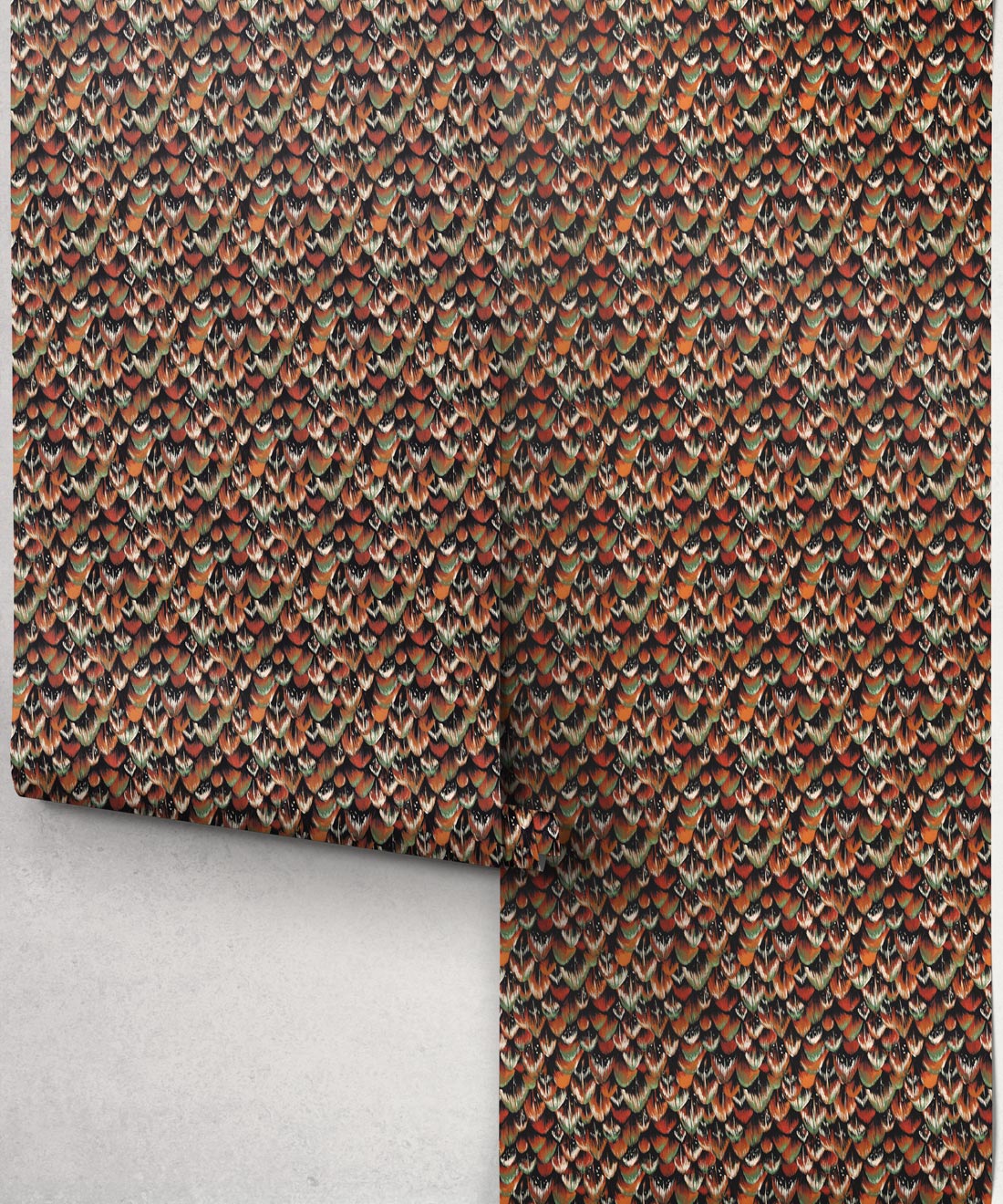 Tail Feather Wallpaper - Colourway: Pheasant - Roll