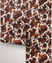 Load image into Gallery viewer, Holstein Wallpaper - Colourway: Rustler - Roll
