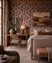 Load image into Gallery viewer, Holstein Wallpaper - Colourway: Saddle - Insitu