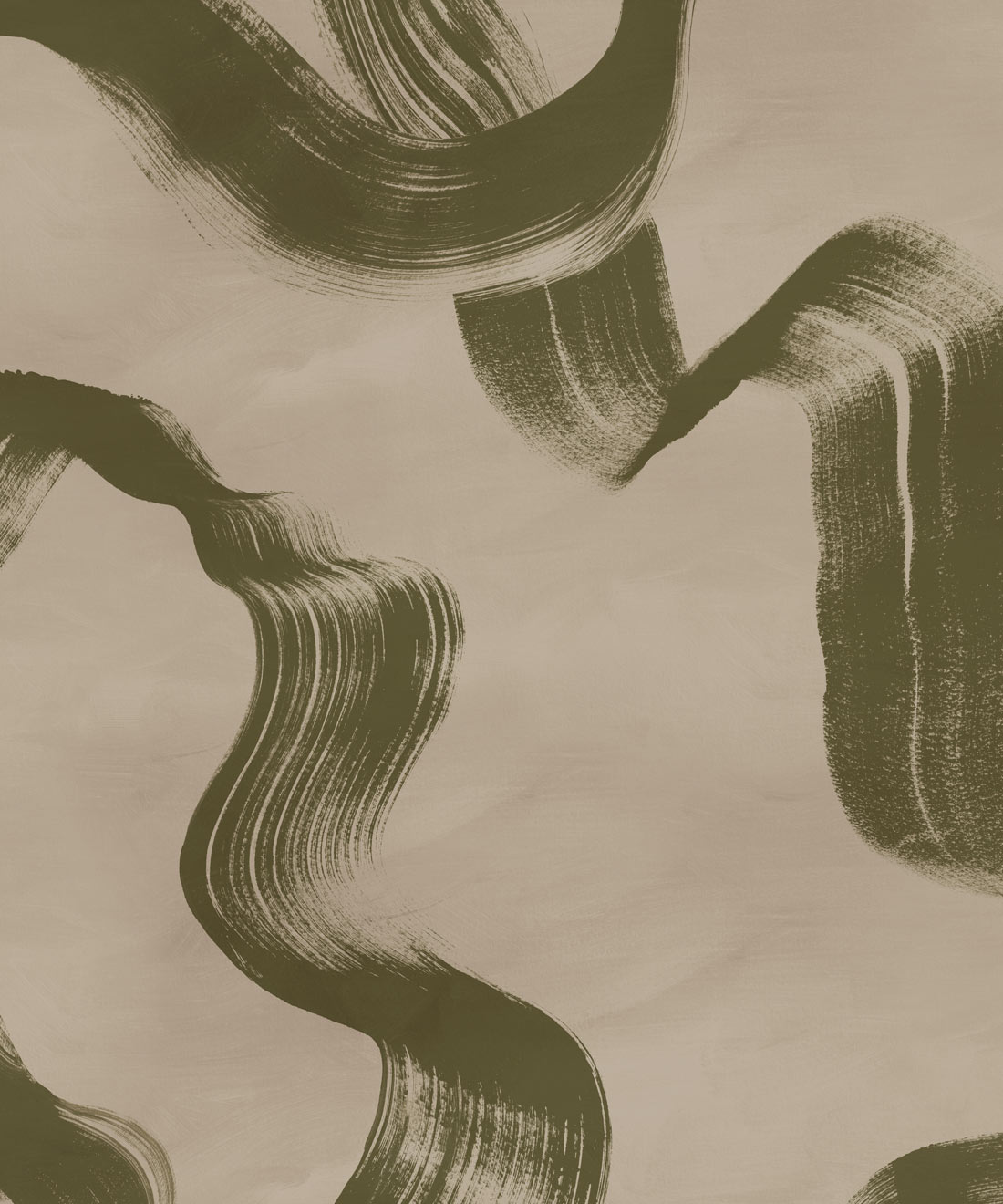 Zephyr  Wallpaper - Colourway: Moss - Swatch