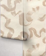 Load image into Gallery viewer, Zephyr Wallpaper - Colourway: Oat - Roll