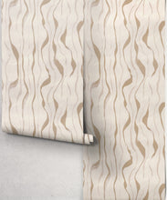 Load image into Gallery viewer, Cascade Wallpaper - Colourway: Oat - Roll