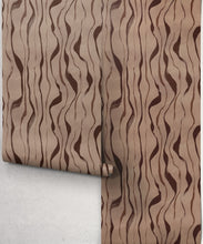 Load image into Gallery viewer, Cascade Wallpaper - Colourway: Walnut - Roll