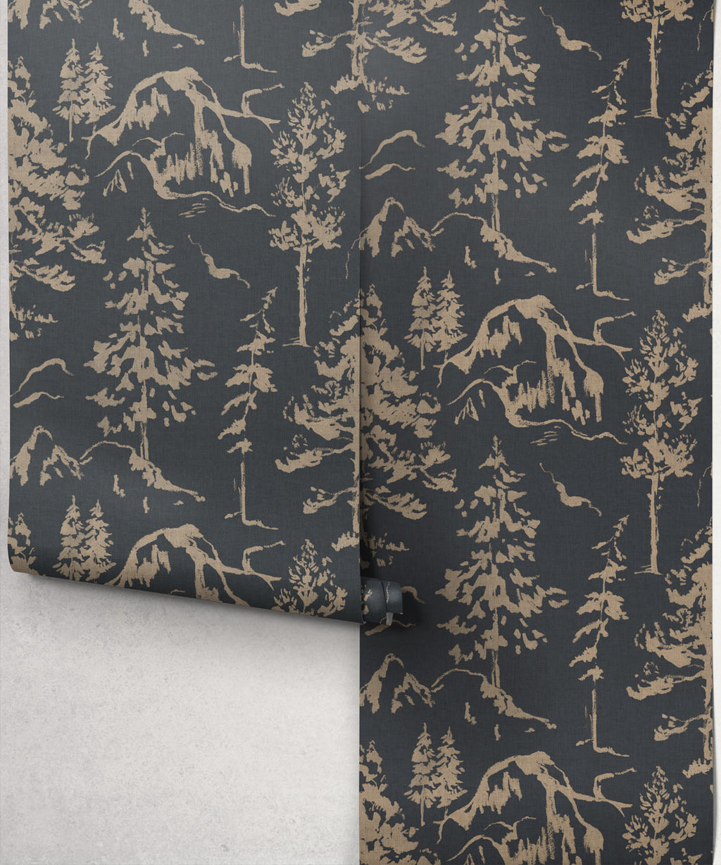 Alpine Wallpaper - Colourway: Loch - Roll