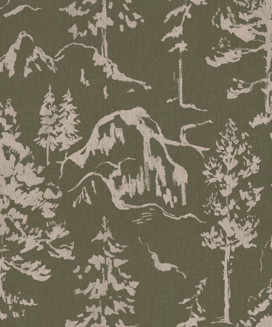 Alpine Wallpaper - Colourway: Moss - Swatch
