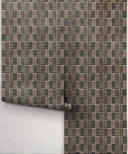 Load image into Gallery viewer, Zephyr Wallpaper - Colourway: Charcoal - Roll