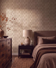 Load image into Gallery viewer, Zephyr Wallpaper - Colourway: Walnut - Insitu