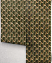Load image into Gallery viewer, Cairn Wallpaper - Colourway: Moss - Roll