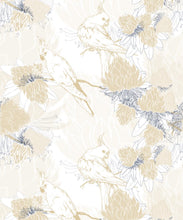 Load image into Gallery viewer, Desert Rose Wallpaper • Floral Wallpaper • Honeysuckle • Swatch