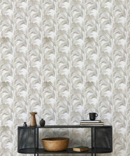 Load image into Gallery viewer, Daintree Palm Wallpaper • Floral Wallpaper • Brass • Insitu