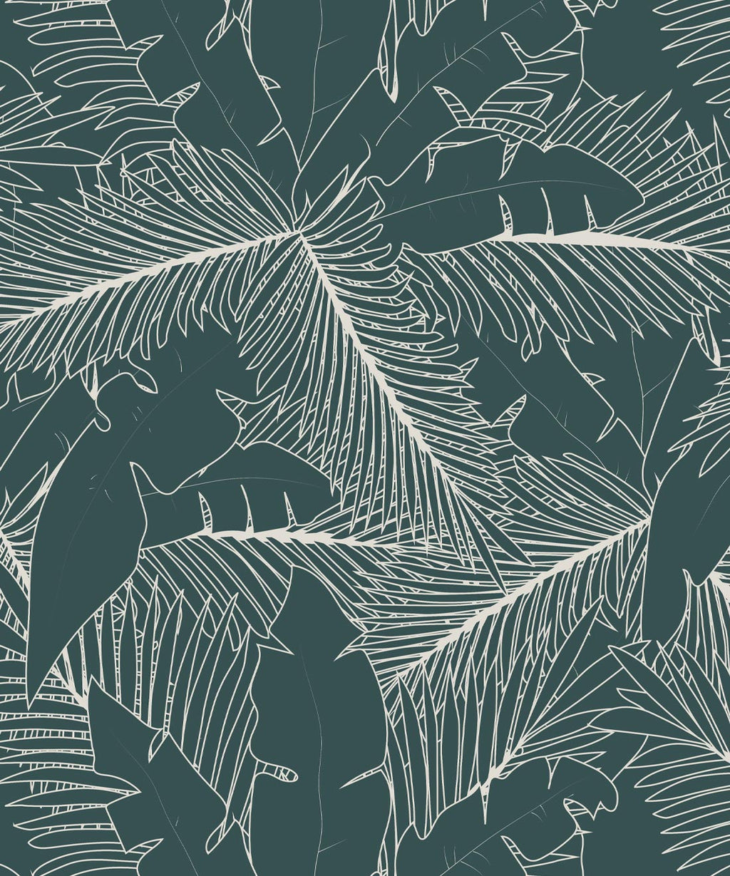 Art Deco Palm Wallpaper