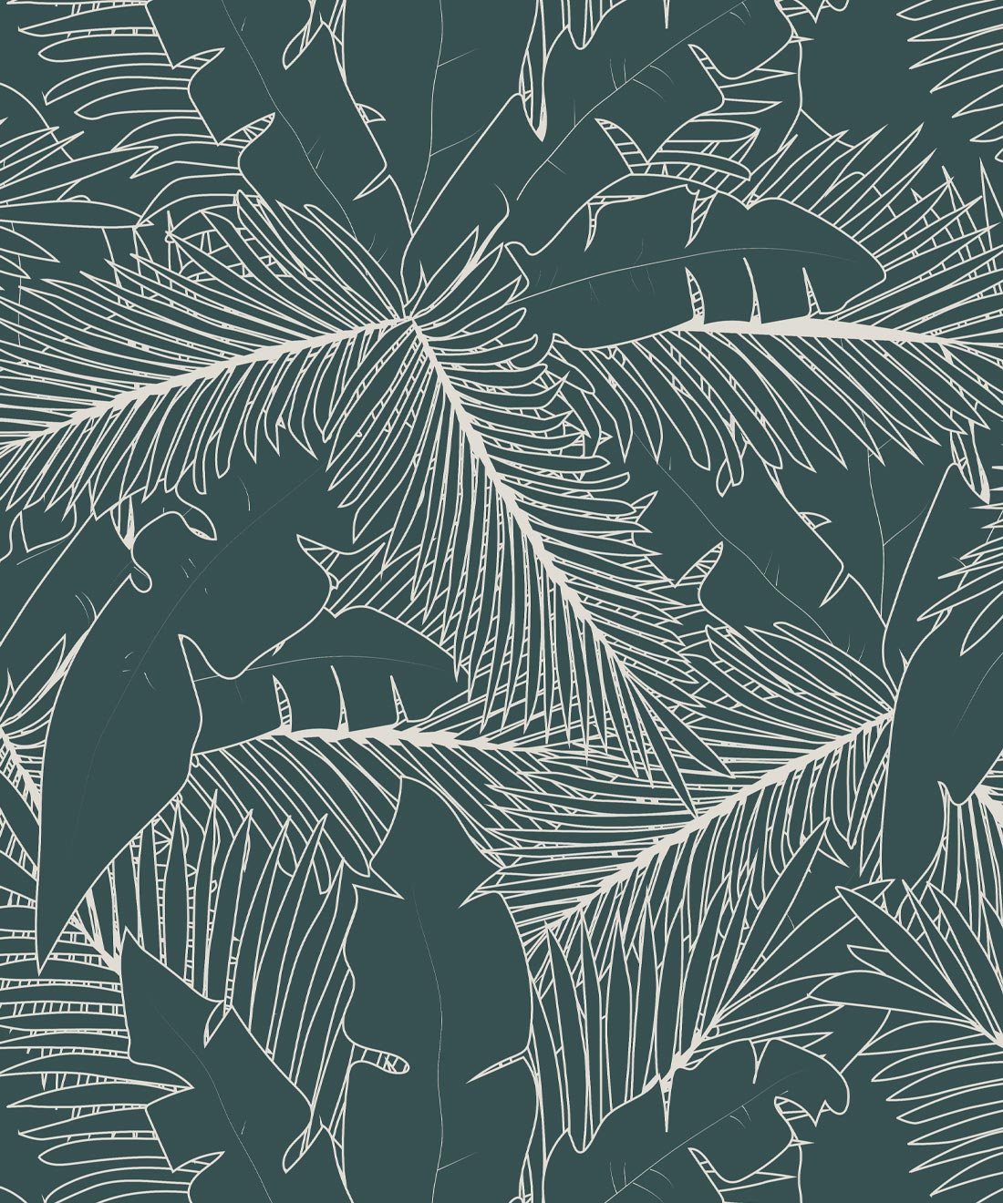 Art Deco Palm Wallpaper