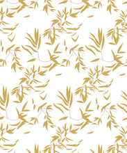 Load image into Gallery viewer, Bamboo Leaves Wallpaper • Antique Moss • Swatch
