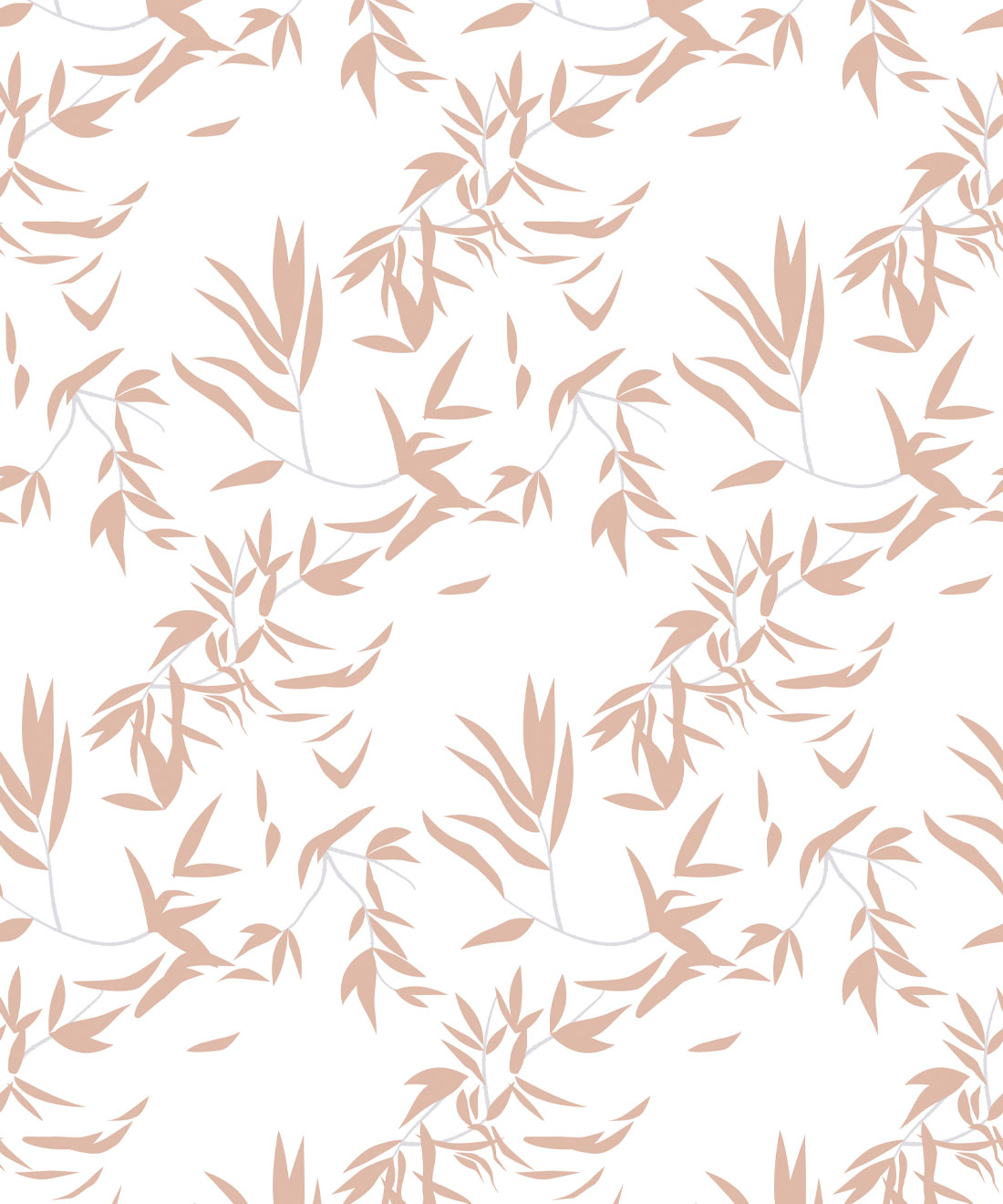 Bamboo Leaves Wallpaper • Spanish Villa • Swatch