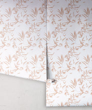 Load image into Gallery viewer, Bamboo Leaves Wallpaper • Spanish Villa • Rolls