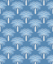 Load image into Gallery viewer, Desert Palm Wallpaper • Classic Blue • Swatch