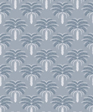 Load image into Gallery viewer, Desert Palm Wallpaper • Dusty Blue • Swatch