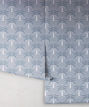 Load image into Gallery viewer, Desert Palm Wallpaper • Dusty Blue • Rolls