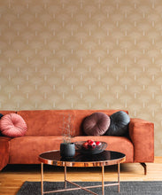 Load image into Gallery viewer, Desert Palm Wallpaper • Honey Peach • Insitu