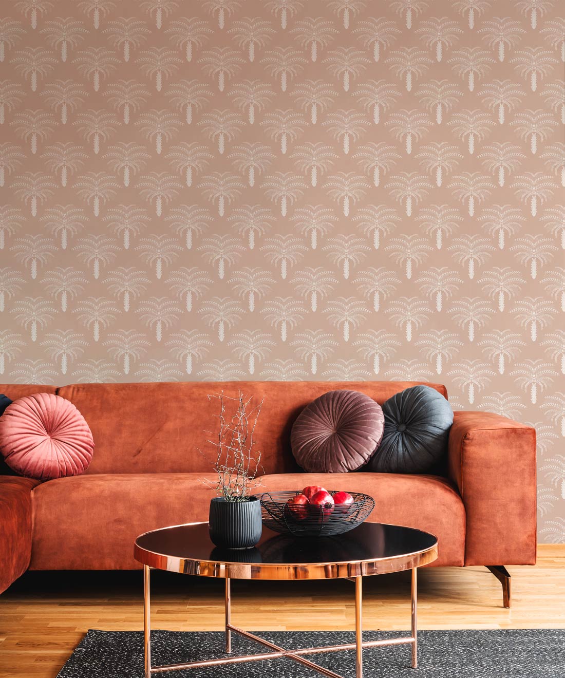Desert Palm Wallpaper • Spanish Villa • Insitu