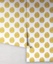 Load image into Gallery viewer, Fans Wallpaper • Antique Moss • Rolls