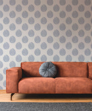 Load image into Gallery viewer, Fans Wallpaper • Classic Blue • Insitu