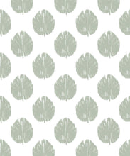 Load image into Gallery viewer, Fans Wallpaper • Seafoam • Swatch