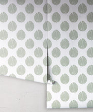 Load image into Gallery viewer, Fans Wallpaper • Seafoam • Rolls