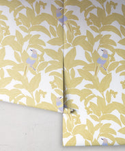 Load image into Gallery viewer, Pheasant Wallpaper • Antique Moss • Rolls