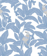 Load image into Gallery viewer, Pheasant Wallpaper • Classic Blue • Swatch