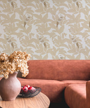 Load image into Gallery viewer, Pheasant Wallpaper • Honey Peach • Insitu