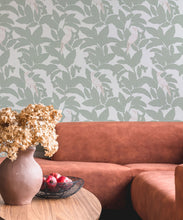 Load image into Gallery viewer, Pheasant Wallpaper • Seafoam • Insitu