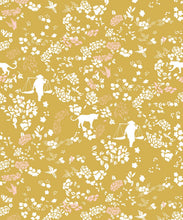 Load image into Gallery viewer, Vintage Floral Wallpaper • Antique Moss • Swatch