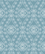 Load image into Gallery viewer, Palm Wallpaper • Bosco Blue • Swatch