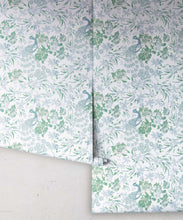 Load image into Gallery viewer, Peonies &amp; Peacocks Wallpaper • Dynasty • Rolls