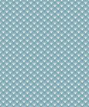 Load image into Gallery viewer, Scallop Wallpaper • Bosco Blue • Swatch