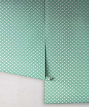 Load image into Gallery viewer, Scallop Wallpaper • Dynasty • Rolls