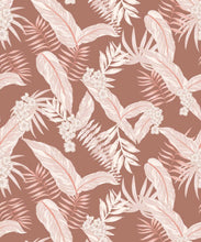Load image into Gallery viewer, Cooktown Orchids Wallpaper • Ginger Spice • Swatch