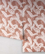 Load image into Gallery viewer, Cooktown Orchids Wallpaper • Ginger Spice • Rolls