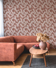 Load image into Gallery viewer, Cooktown Orchids Wallpaper • Ginger Spice • Insitu