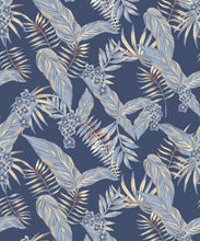 Load image into Gallery viewer, Cooktown Orchids Wallpaper • Sky • Swatch