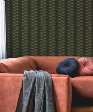 Load image into Gallery viewer, Travelling Vine Wallpaper • Ivy Green • Insitu