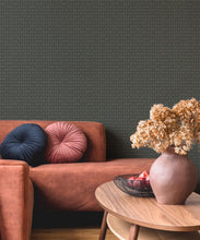 Load image into Gallery viewer, Triangles Wallpaper • Ivy Green • Insitu