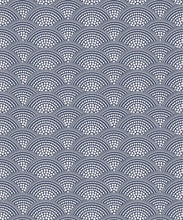 Load image into Gallery viewer, Dot Scallop Wallpaper • Riverbank • Swatch