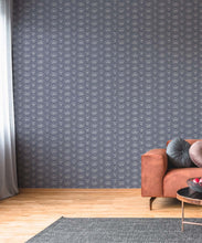 Load image into Gallery viewer, Dot Scallop Wallpaper • Riverbank • Insitu