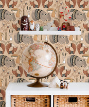 Load image into Gallery viewer, In The Forest Wallpaper • Sepia • Insitu