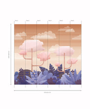 Load image into Gallery viewer, Jungle Mural • Dusk • Panels