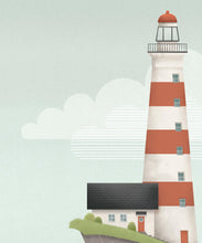 Load image into Gallery viewer, Lighthouse Mural • Original • Scale