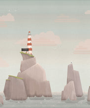 Load image into Gallery viewer, Lighthouse Mural • Sunset • Swatch