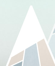 Load image into Gallery viewer, Mountains Mural • Cool • Scale
